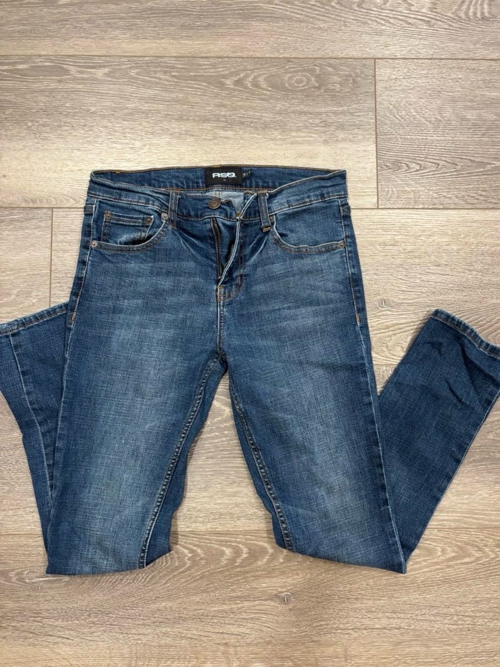 RSQ Skinny Jeans in Dark Blue Wash